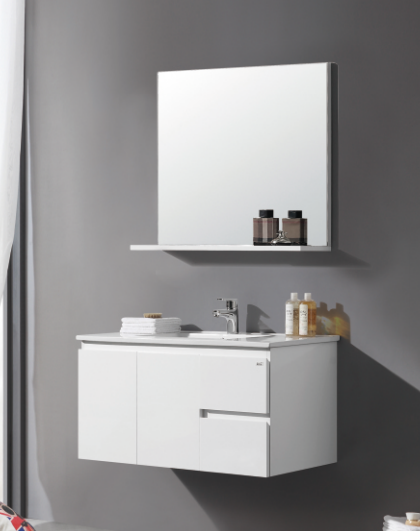 Nishan Glossy White Vanity 900mm
