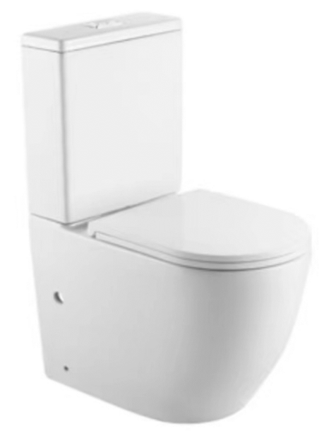 Empolo Back to wall Round Toilet - White