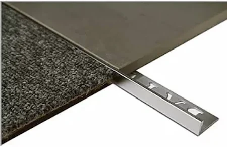 Aluminium Angle 8mm x 3m - Linished Silver