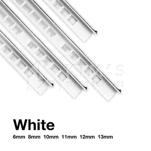 Aluminium Angle 8mm x 3m - Matt White