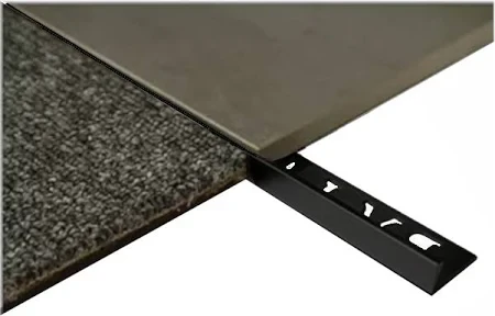 Aluminium Angle 8mm x 3m - Gun Metal