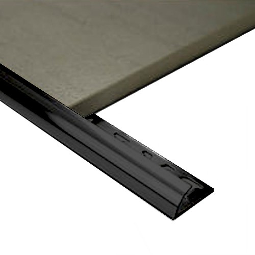 Half Round Trim 12mm x 3m - Matt Black