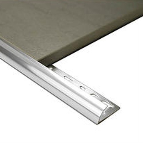 Half Round Trim 12mm x 3m - Bright Silver