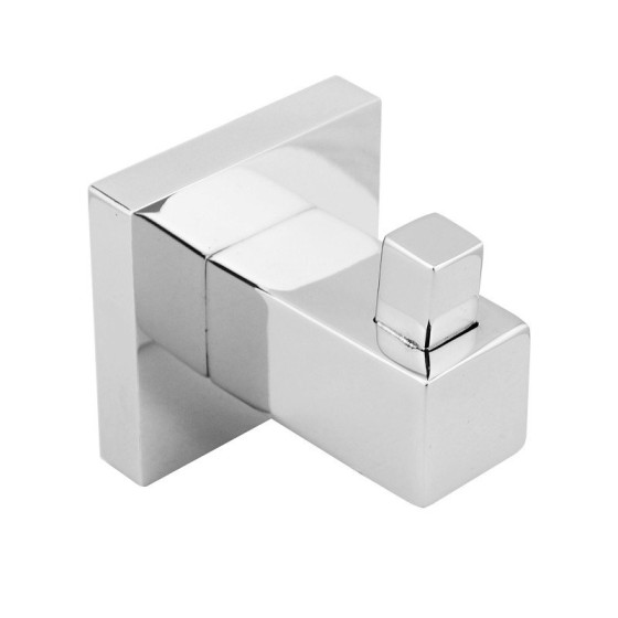 Robe Hook Square - Chrome
