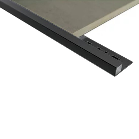 Mosaic Corner Angle 10mm x 3m - Matt Black