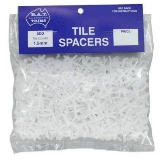Tile Crosses 1.5mm x 100 pcs Bag