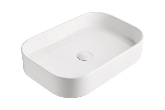 Rectangular Basin 380x550x130mm - Gloss White