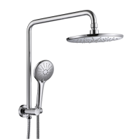 Round Shower Combo - Chrome