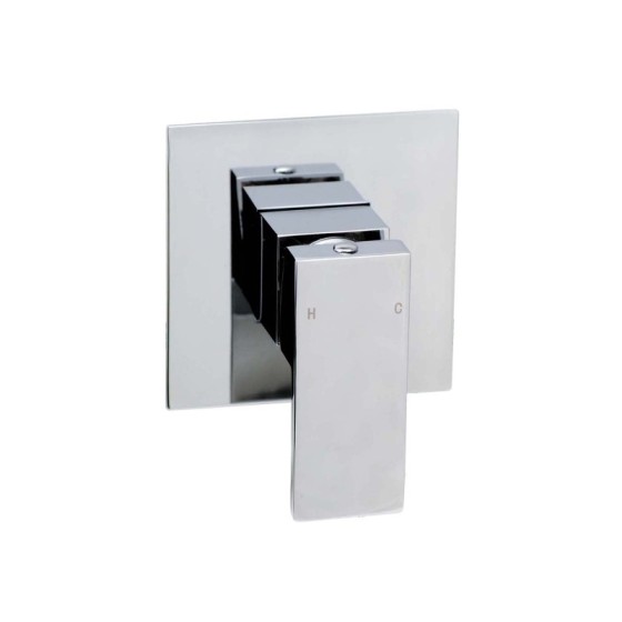 Squar Wall Mixer - Chrome