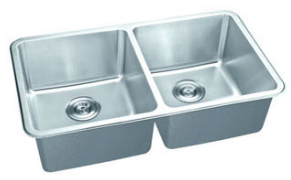Double Bowl Sink 460x790x200mm - Stainless Steel