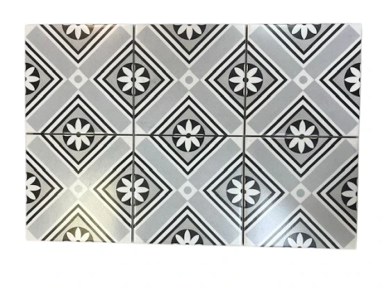 Mount Lawley Floral 200x200mm - Matt