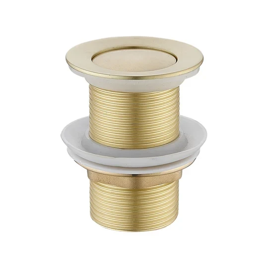 Pop Up Plug & Waste 32mm - Brushed Gold