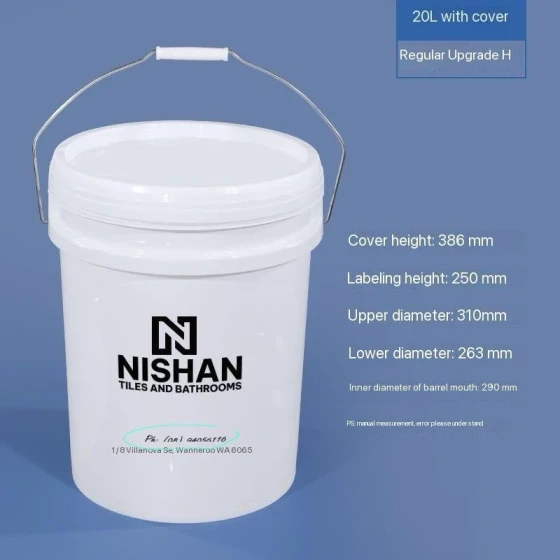 Nishans Pail Bucket with Lid - 20Lt