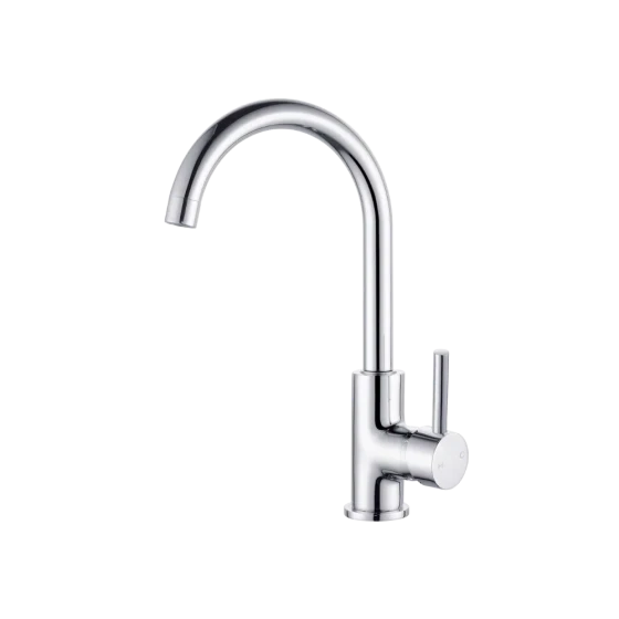 Goose Neck Sink Mixer - Chrome