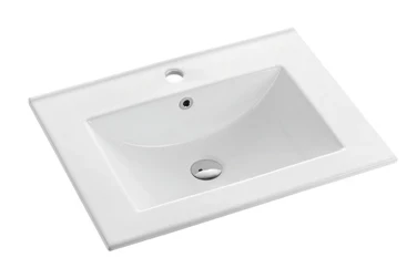 Ceramic Vanity Top 600mm - White