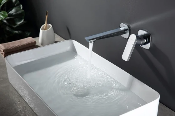 Nishan Wall Mixer Tap Set - Chrome