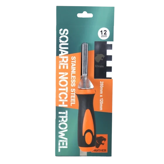 Panther Notch Trowel 12mm - S/Grip