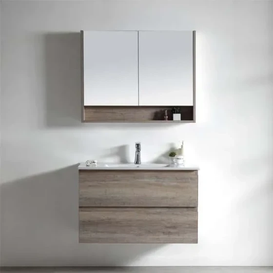 Rose Wall Mounted Vanity With Ceramic Top - 750mm